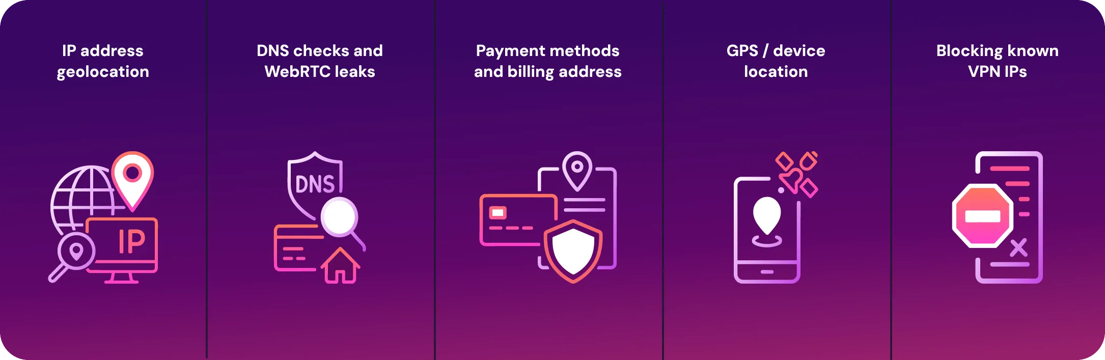 Illustration showing different ways that streaming services know your location